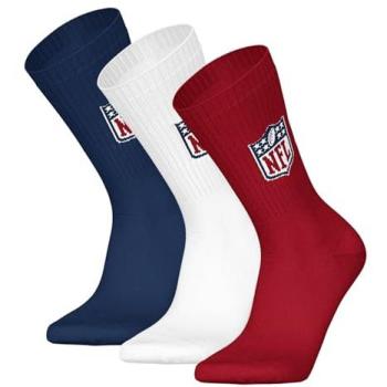 NFL Unisex Kurzsocken – SHIELD 3‑Pack Crew‑Socken (Mehrfarbig) – Größe 43–46