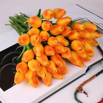 10Pcs Vivid Kunstmatige Tulpen