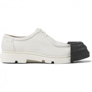 CAMPER Junction Formal White Leather Shoes for Women