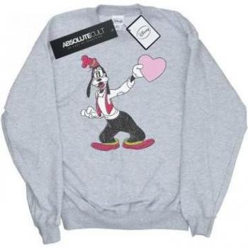 Sweat-shirt enfant Noir Goofy Love Heart