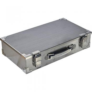 Inox Gereedschapskoffer Trusco 270×145×70 cm SU3T‑260 Zilverkleurig