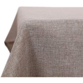 Nappe carrée Deconovo Poly‑Lin Anti‑Tâche et Imperméable – 150 × 150 cm
