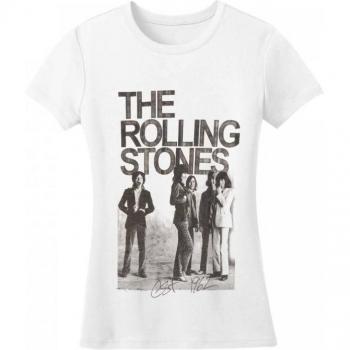 Top femminile bianco “Group Shot” – The Rolling Stones (fondato 1962)