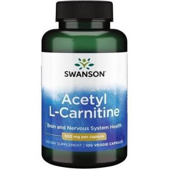 Swanson Acetyl L‑Carnitine 500 mg, 100 Vcaps
