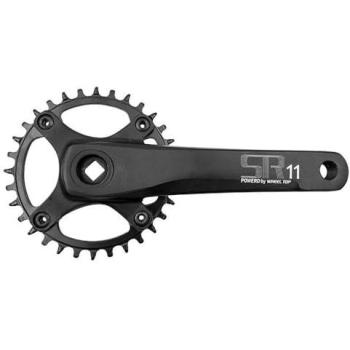 Guarnitura MVTEK Mono 11V 32T 175mm Nero con Bullone Quadrato