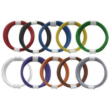 Donau Elektronik 218-02 5m Red Blue 2x0.14mm² Wire