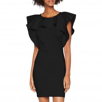 GUESS Letitia Dress Corto, Vestido para Mujer, Color Negro, Talla X-Small