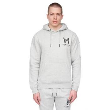 Grey Marl Tapehen Hoodie for Men
