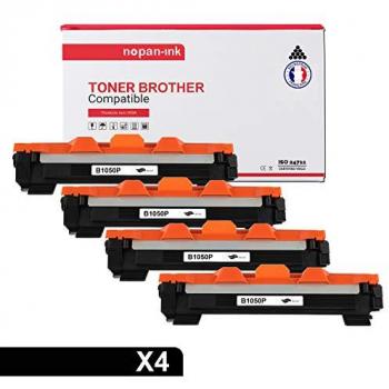 TN1050 NOIR x4 – Toner Compatible Brother & Fuji Xerox