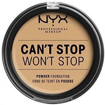 NYX Pro Powder Foundation True Beige – Volldeckende Matte Finish, Kontrolliert Glanz, Vegan
