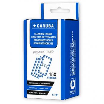 Toallitas Caruba para limpieza (6 docenas, 30 toallitas por caja)