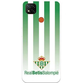 Funda flexible para Xiaomi Redmi 9C del Betis Rayas Verdiblancas