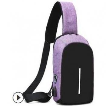 Mini Backpack for Men with USB Charging