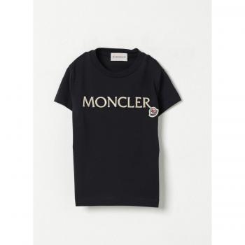 Moncler Blue Navy Shirt 14 in Cotone
