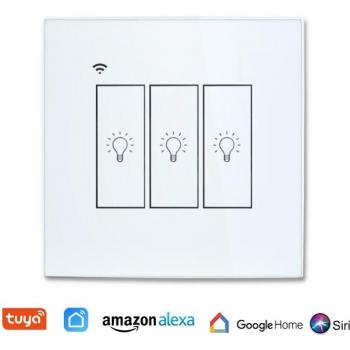 Interruptor inteligente de pared con WiFi 1/2/3 gang