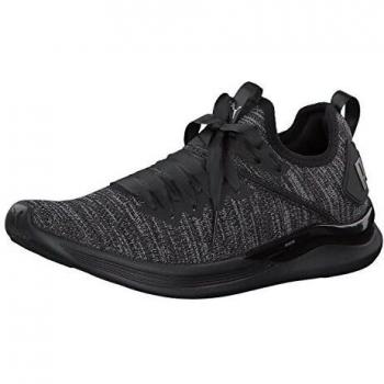 Puma Ignite Flash Evoknit Satin, Chaussures de sport Femme, Noir, 39 EU