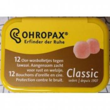 Ohropax Geluiddemper Lawaai Classic, 12 st