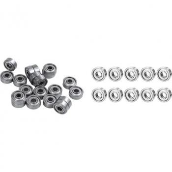 10 Pcs 604ZZ Shielded Ball Bearings Set