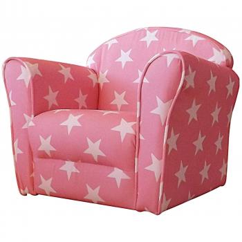 Kidsaw Mini Armchair Pink White Stars