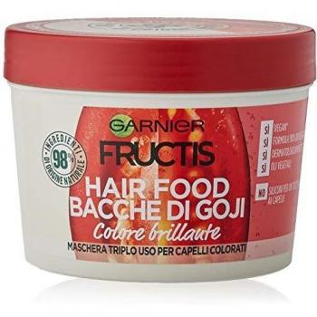 Fructis Goji Berry Nourishing Mask 3-in-1 Vegan Formula for Color-Treated Hair, 390 ml