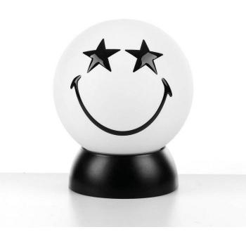 Onli Smiley Children's Star Eyes Globe Table Lamp, White