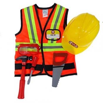 Pretenders Bauarbeiter‑Set (Größe 5–6) – 81505 mit Arbeitskleidung und Werkzeug