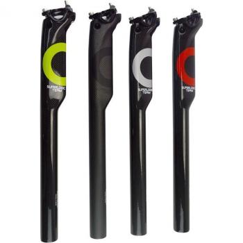 Tige de selle en carbone pour vélo 27.2/31.6 mm 400 mm