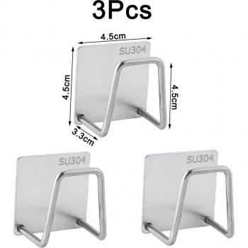 Soporte autoadhesivo para esponjas de acero inoxidable