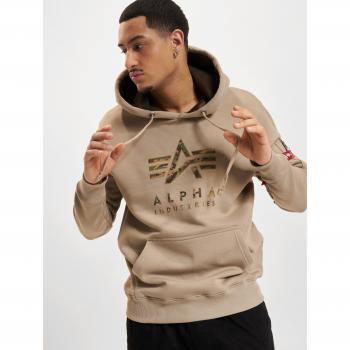 Felpa Camo TPU con Cappuccio Alpha Industries Vintage Sand 3XL