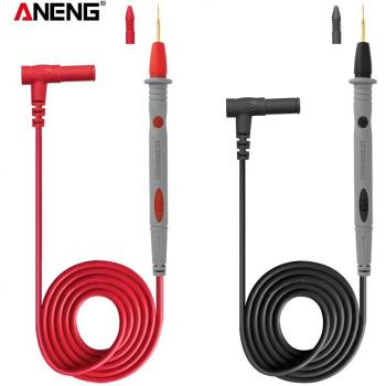Silicone Rubber Wire Digital Multimeter Test Lead 20A Gold-Plated
