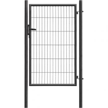 Zaunein‑Tür Standard GARDEN ’N’ MORE – grau Anthrazit, 150 cm Höhe