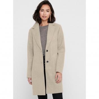 Chaqueta de mujer Only con solapa y botones en humus