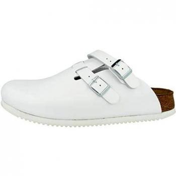 Zoccoli Birkenstock Kay SL in Pelle Bianco Misura 39