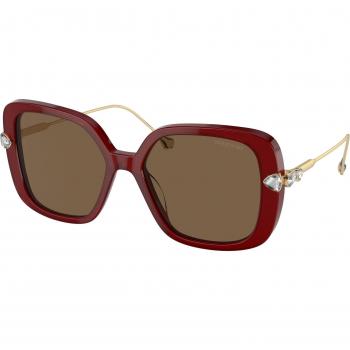 Gafas de Sol Swarovski SK6011 105573 para Mujer Color Borgoña Tamaño 55