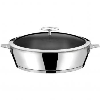 Sartén Cuisinox de 28 cm con tapa de acero