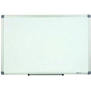 Pizarra blanca Nano Clean magnética de acero 600x450 mm con marco de aluminio