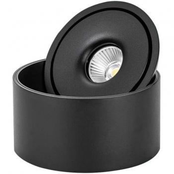Faretti LED Rotondi da Incasso con COB 20W Colore Nero e Funzione Inclinabile 3in1