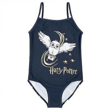 Bañador Hogwarts “Marina de Guerra” – 9‑10 años, blanco con toques dorados