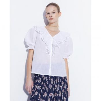 Sfera Blusa de Bordado y Volantes