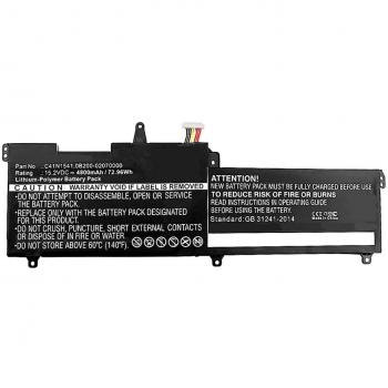 CoreParts Asus Notebook Akku (1 Zelle, 4800 mAh), Schwarz