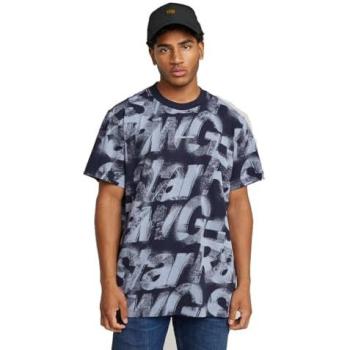 Tee G‑Star Letras Despejadas de Corte Relajado