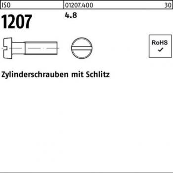 Reyher Metall‑Zylinderschraube 2000‑Pack – ISO 1207, M4x12mm, 4,8 kg/m²
