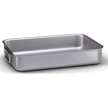 Asadero Ballarini Aluminio Plateado 2 Mangos