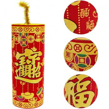 Chinese New Year Sparkle Firecracker Decor