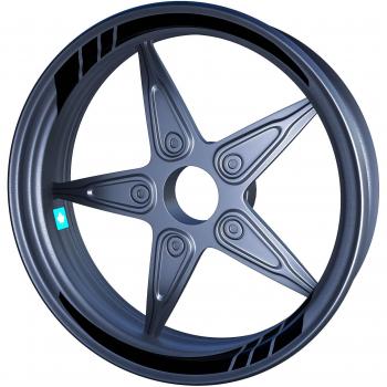 Décalage de bandes intérieures Moto GP Noir – Stickers de roues CinarExtreme