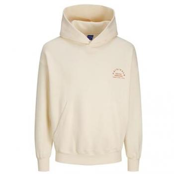 Sudadera Beige JORBROOKLYN BACK SWEAT HOOD de Jack & Jones