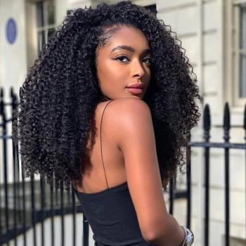 Synthetic Afro Kinky Curly Lace Front Wig