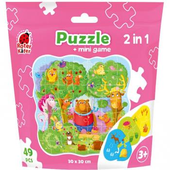 Bosco Mágico Roter Käfer Puzzle Stand‑Up 49 pezzi