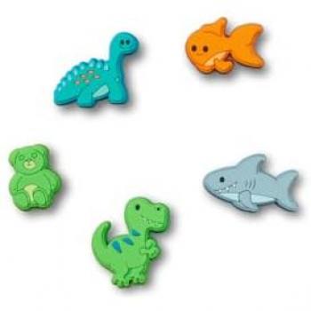 Set de Jibbitz Crocs Sport Bleu en Caoutchouc