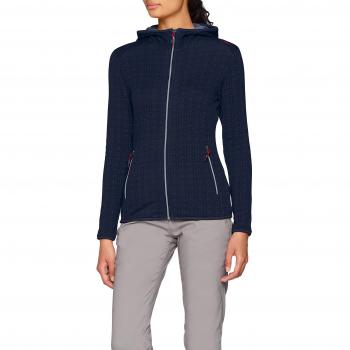 CMP Damen Sport‑Fleecejacke – Navy Melange/Blu‑Blue, 44/2XL